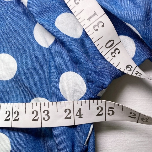 Suzanne Betro Blue Polka Dot Dress - Picture 11 of 16